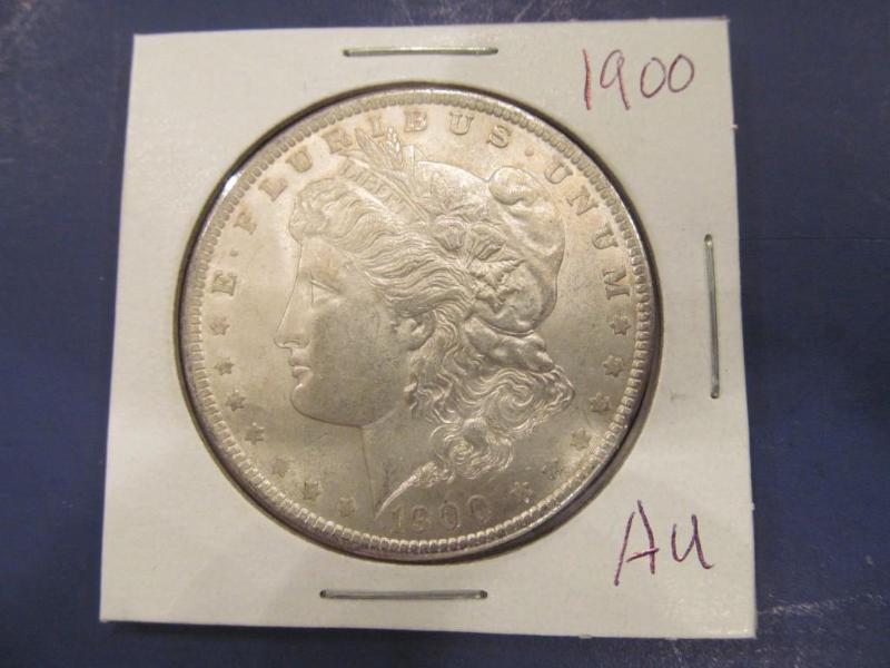 1900 Morgan Silver Dollar   Grade...