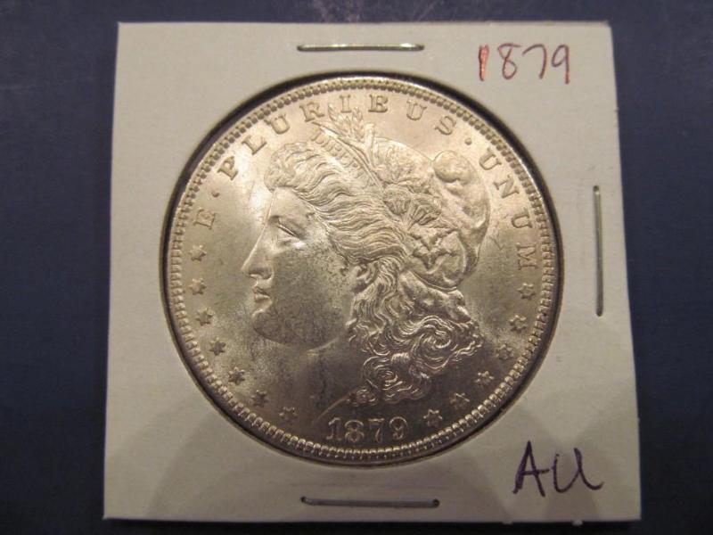 1879 Morgan Silver Dollar Grade AU...