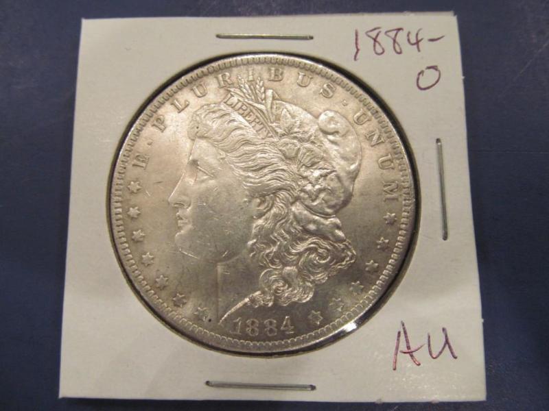 1884 Morgan Silver Dollar   Grade...