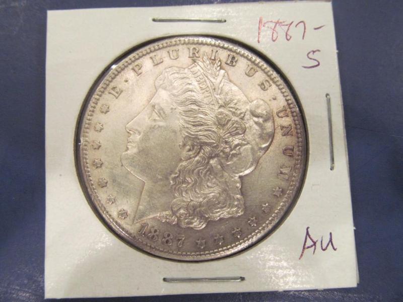 1887 Morgan Silver Dollar   Grade...
