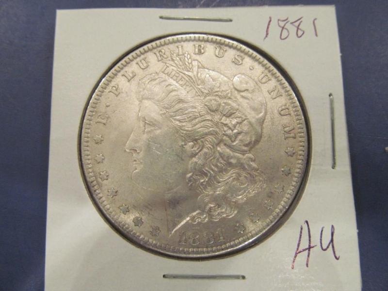 1881 Morgan Silver Dollar   Grade...