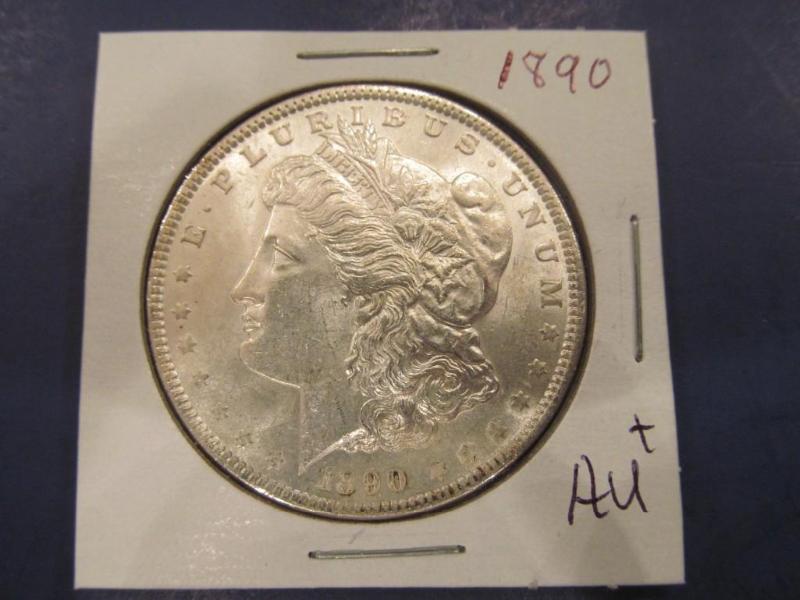 1890 Morgan Silver Dollar   Grade...