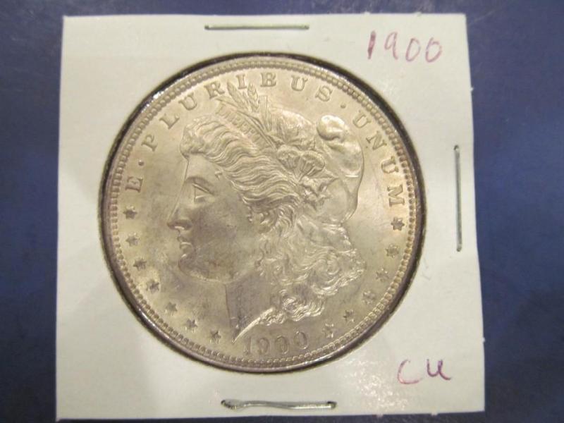 1900 Morgan Silver Dollar   Grade...