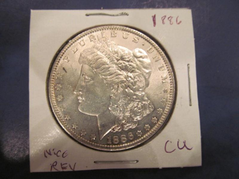 1886 Morgan Silver Dollar   Grade...
