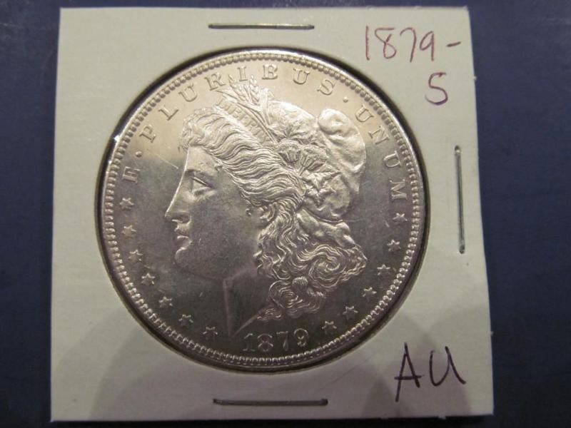 1879 Morgan Silver Dollar Grade AU...