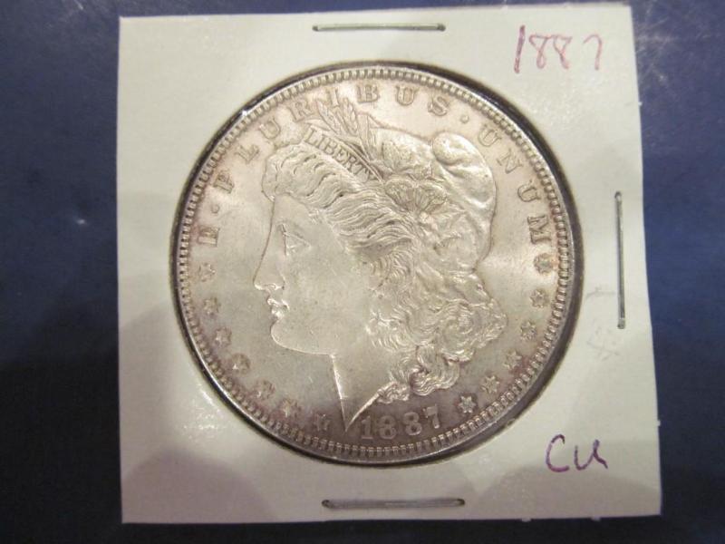 1887 Morgan Silver Dollar   Grade...