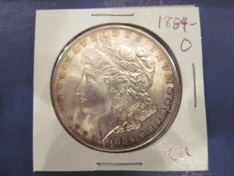 1884 Morgan Silver Dollar   Grade...