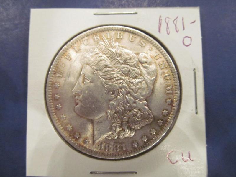 1881 Morgan Silver Dollar   Grade...