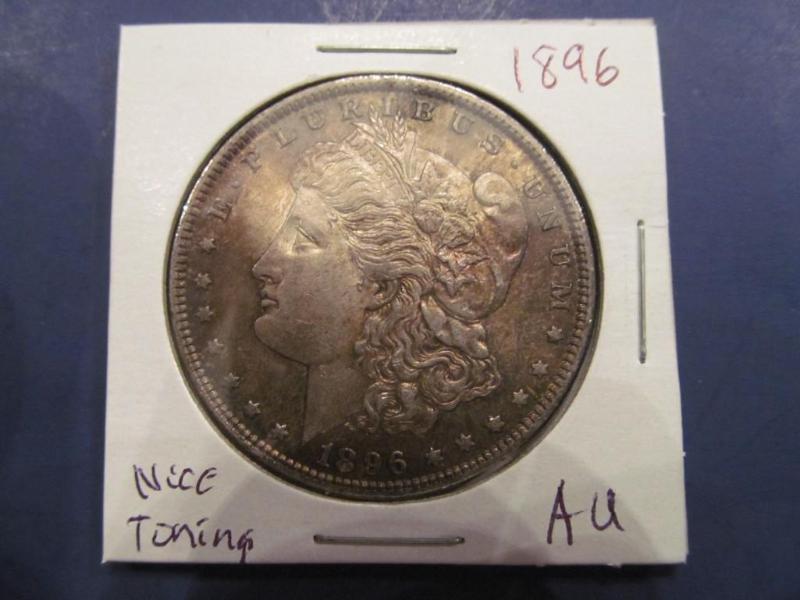 1896 Morgan Silver Dollar Grade AU...