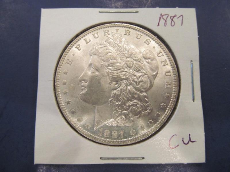 1887 Morgan Silver Dollar   Grade...
