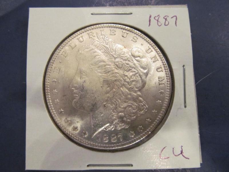 1887 Morgan Silver Dollar   Grade...