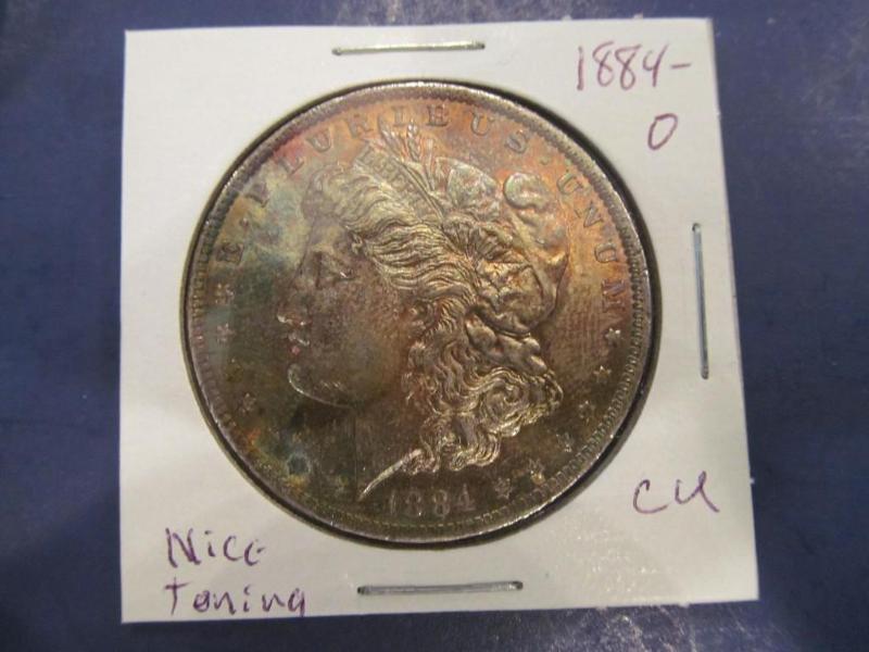 1884 Morgan Silver Dollar   Grade...