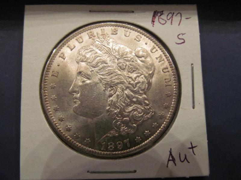 1897 Morgan Silver Dollar Grade AU...