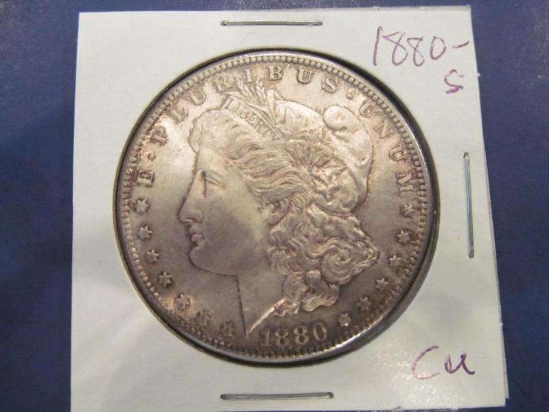 1880 Morgan Silver Dollar   Grade...