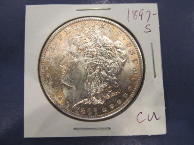 1897 Morgan Silver Dollar   Grade...