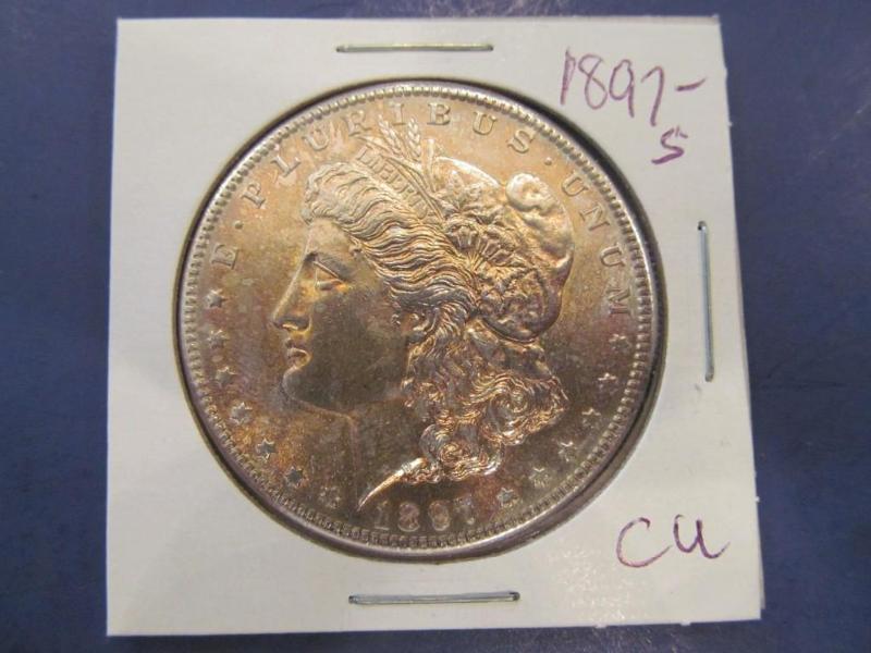 1897 Morgan Silver Dollar   Grade...