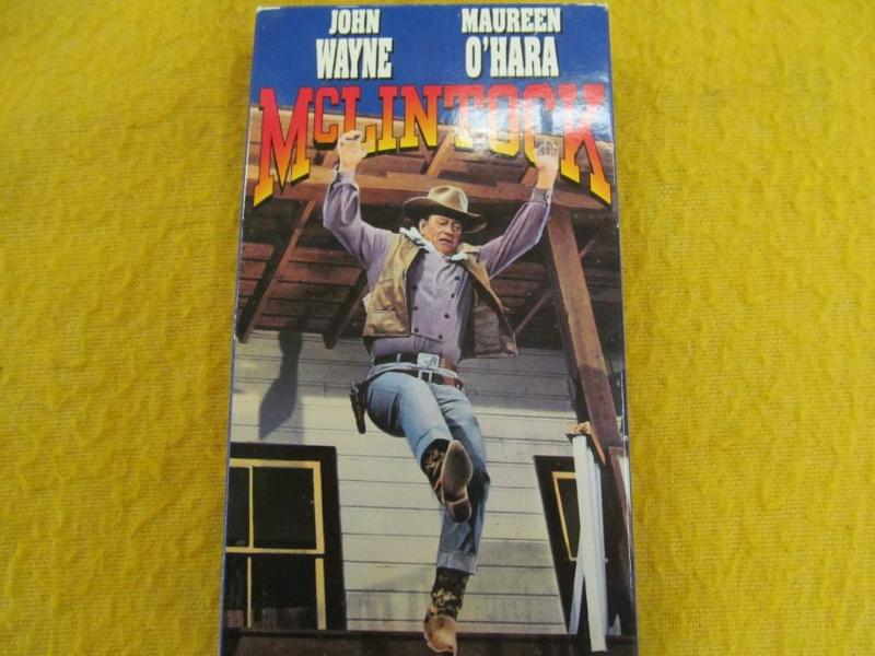VHS - McLintock with John Wayne and...