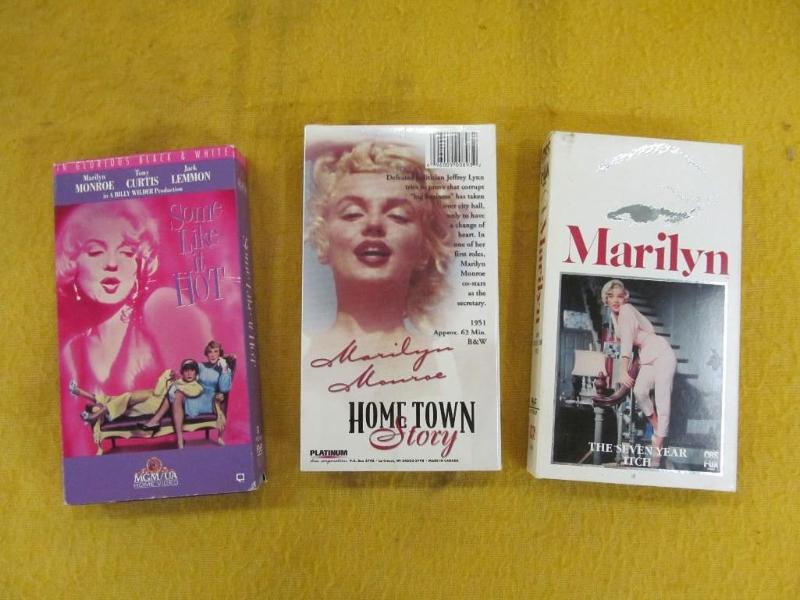 3 VHS - &nbspMarilyn, Some Like it...