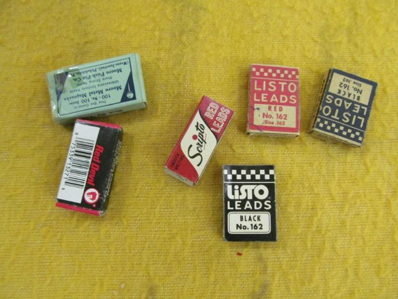 6 Vintage Leads, Pins, Maptacks - M...