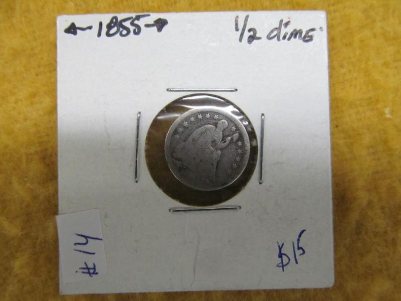 1855 Half Dime...