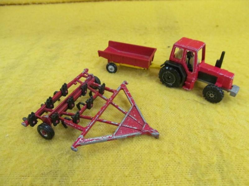 3 Pieces Red Farm Machinery - Ertl ...