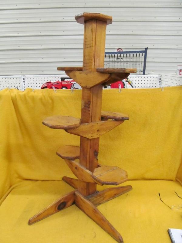 Wood Flower Stand with 6 Holders...