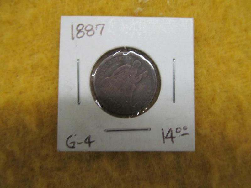 1887 Liberty Seated Dime...