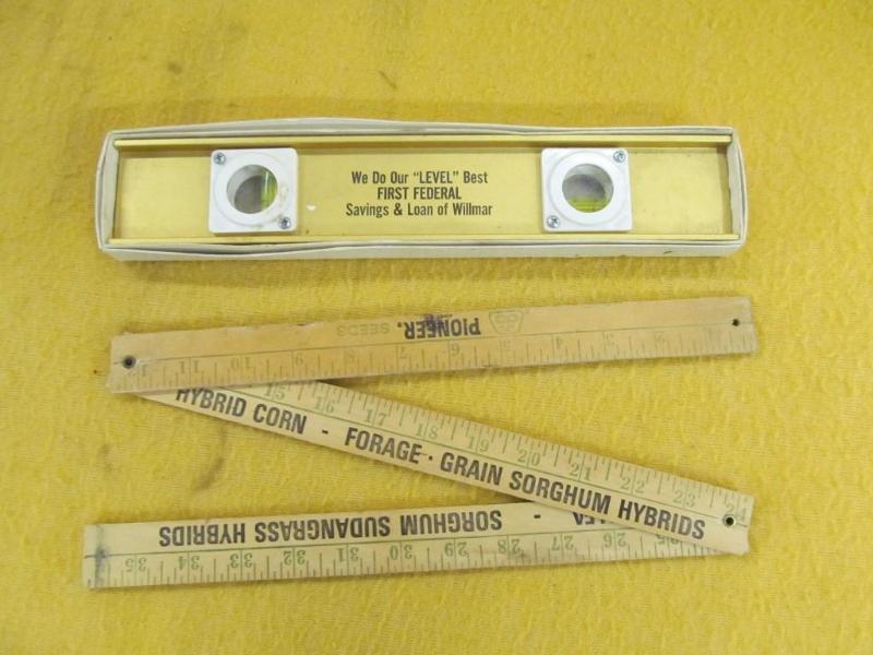 Wood Folding Pioneer Ruler and 1st ...