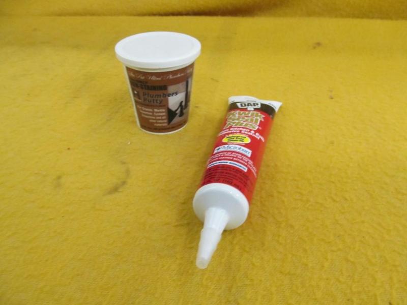 Plumbers Putty and Kwik Seal Plus...