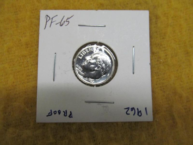 1962 Roosevelt Proof Dime Book List...