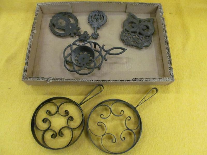 Collection of Vintage Trivets and I...