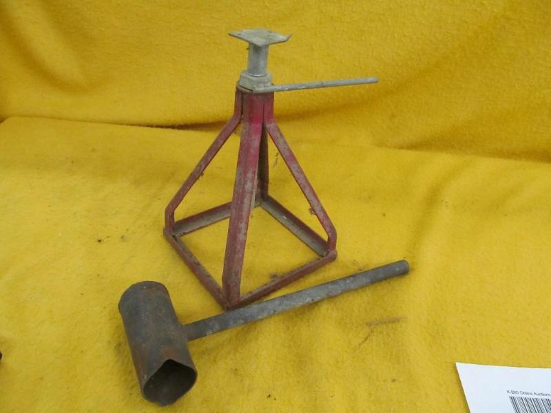 Jack Stand and Vintage Wrench...