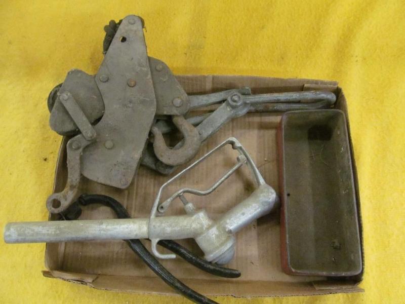 Vintage Gas Nozzle, Ear Tagger, Tra...