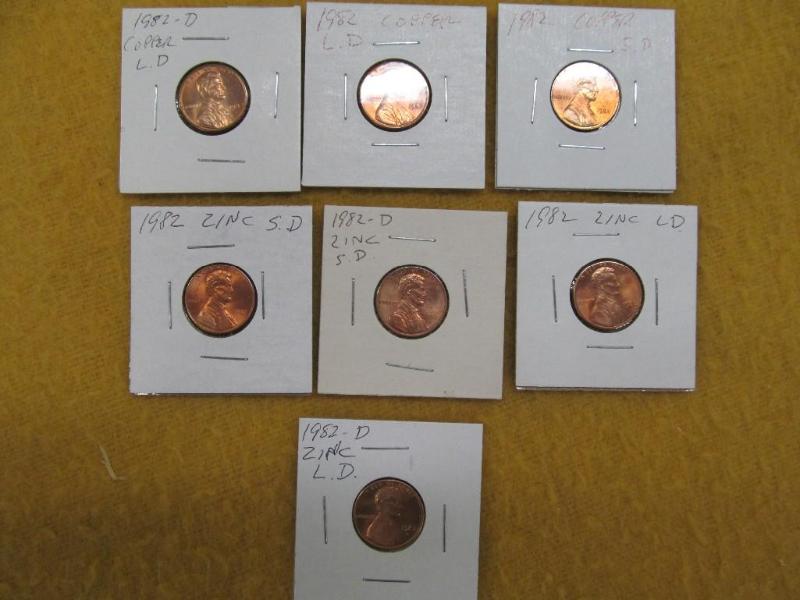 1982 BU Copper to Zinc Changeover. ...