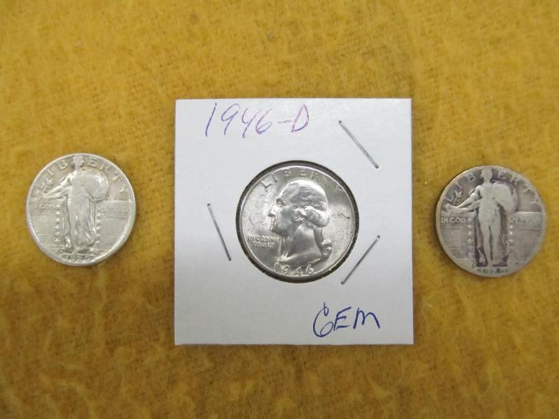 1946-D Washington Quarter is Gem is...