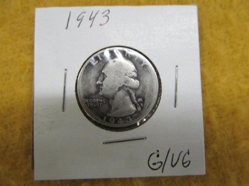 1943 Washington Quarter...