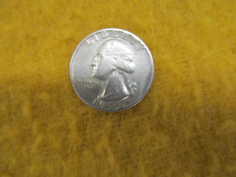1953-D Washington Quarter VF...