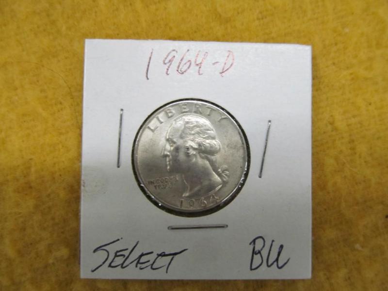 1964-D Washington is a Select BU...