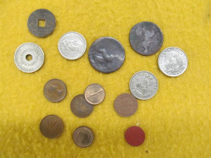 12 Foreign Coins...