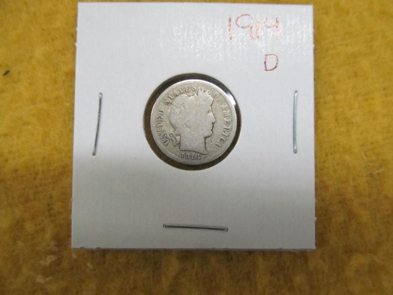 1914 D Barber Dime...