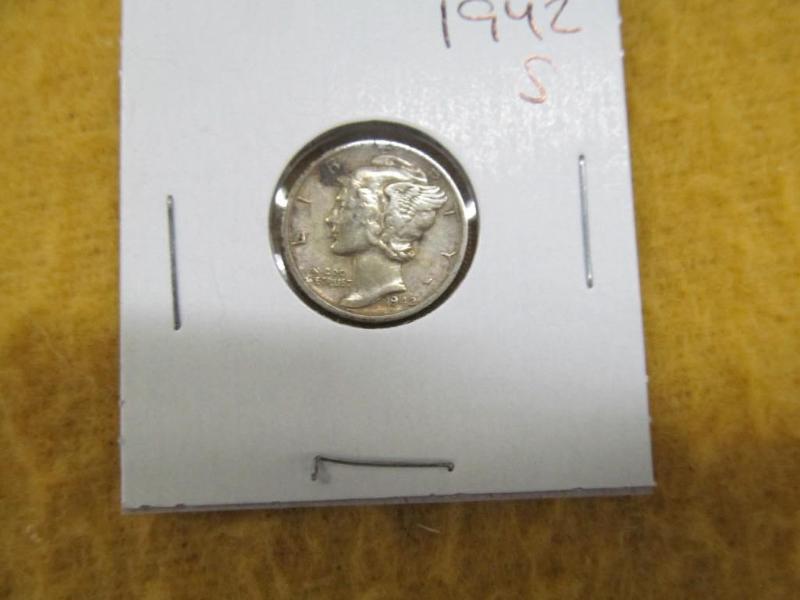 1942 S Mercury Dime...