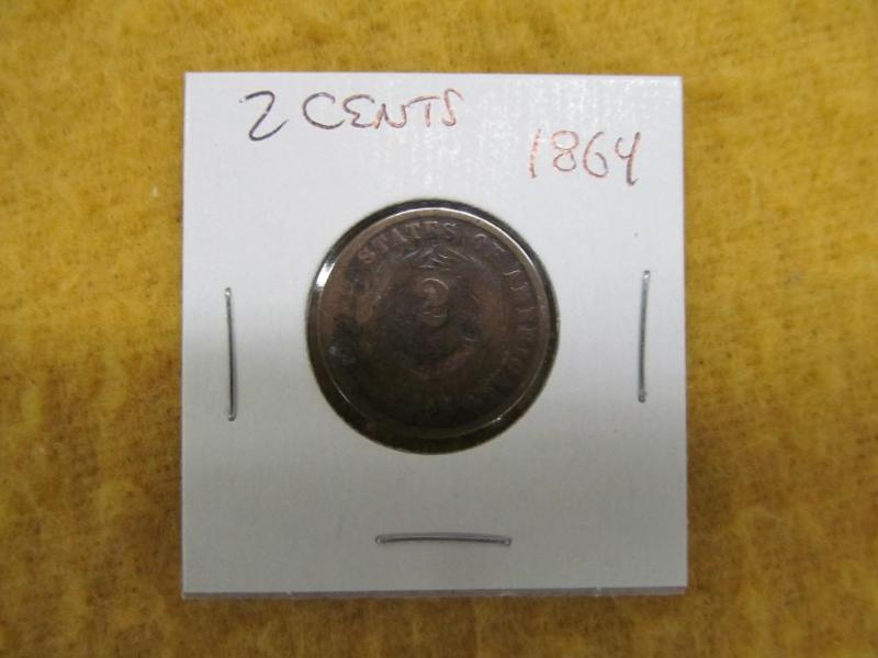 1864 2 Cents...