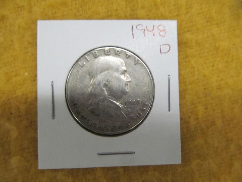 1948 D Franklin Half Dollar...