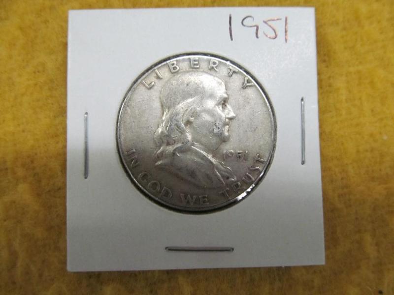 1951 Franklin Half Dollar...