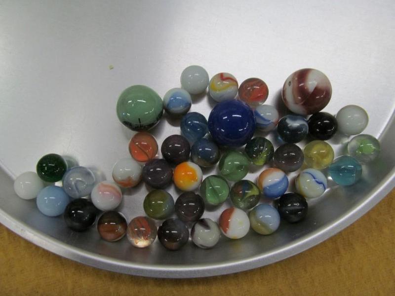 Vintage Marbles, John Deere Model &...