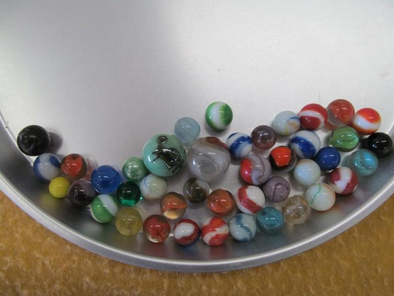 Vintage Marbles, John Deere Model &...