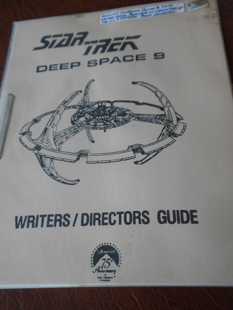 lot 43 image: Star Trek Deep Space 9  &quotWrit...