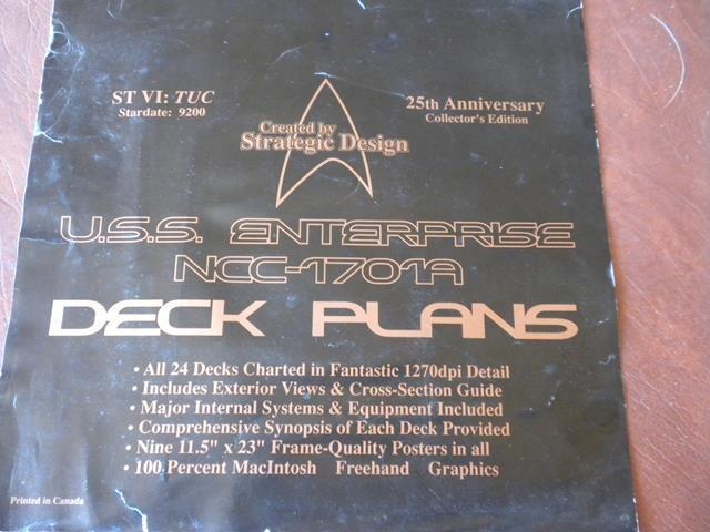lot 72 image: U.S.S Enterprise Deck Plans (NCC-17...