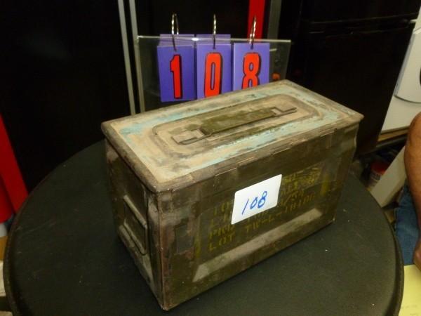 Steel ammo box. Cash or Credit Card...