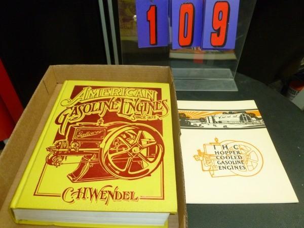Flat of books. American gas engines...